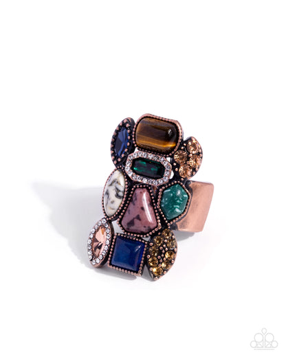 Earthy Possibilities - copper - Paparazzi ring