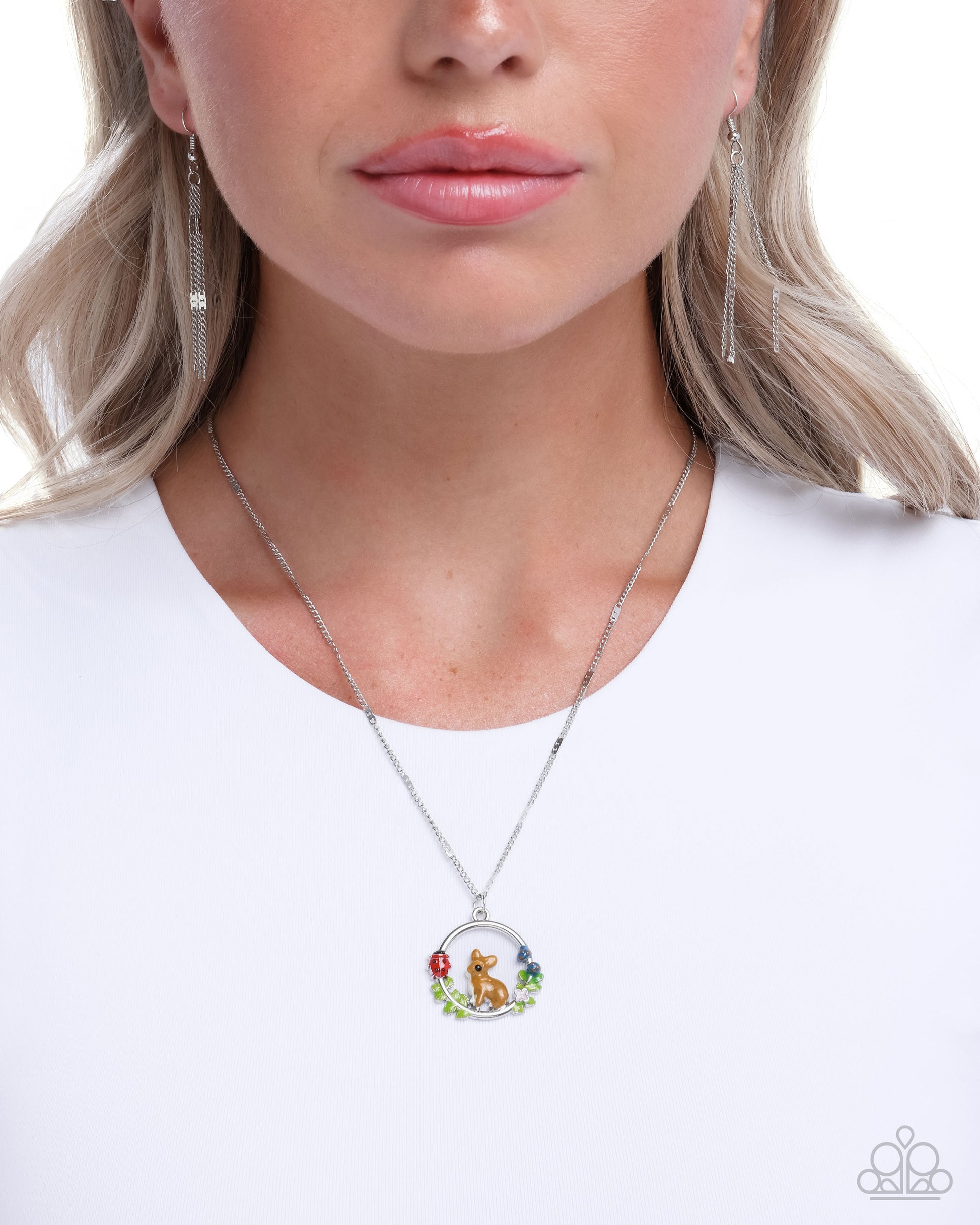 Easter Emblem - brown - Paparazzi necklace