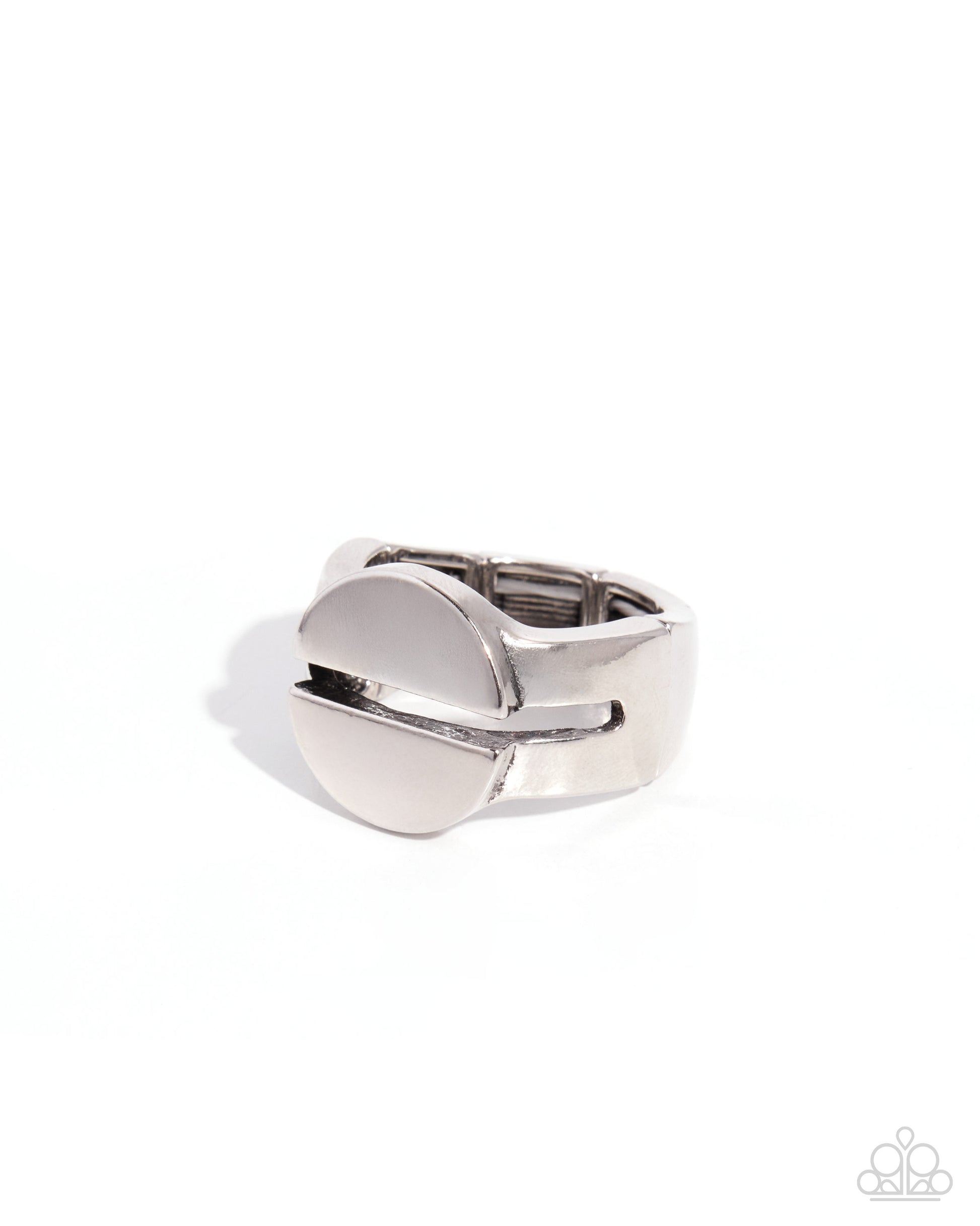 Easy Emblem - silver - Paparazzi MENS ring
