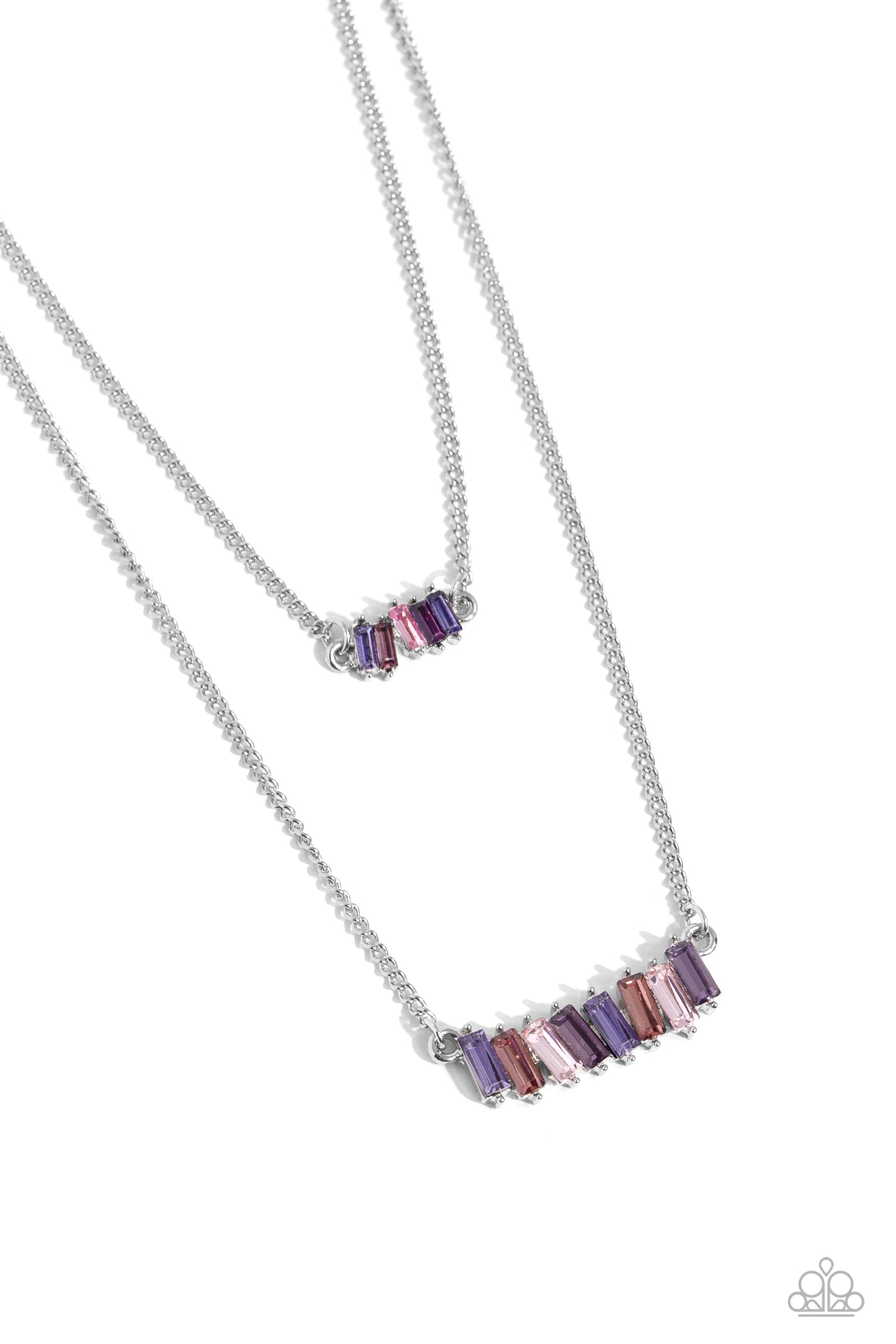 Easygoing Emeralds - purple - Paparazzi necklace