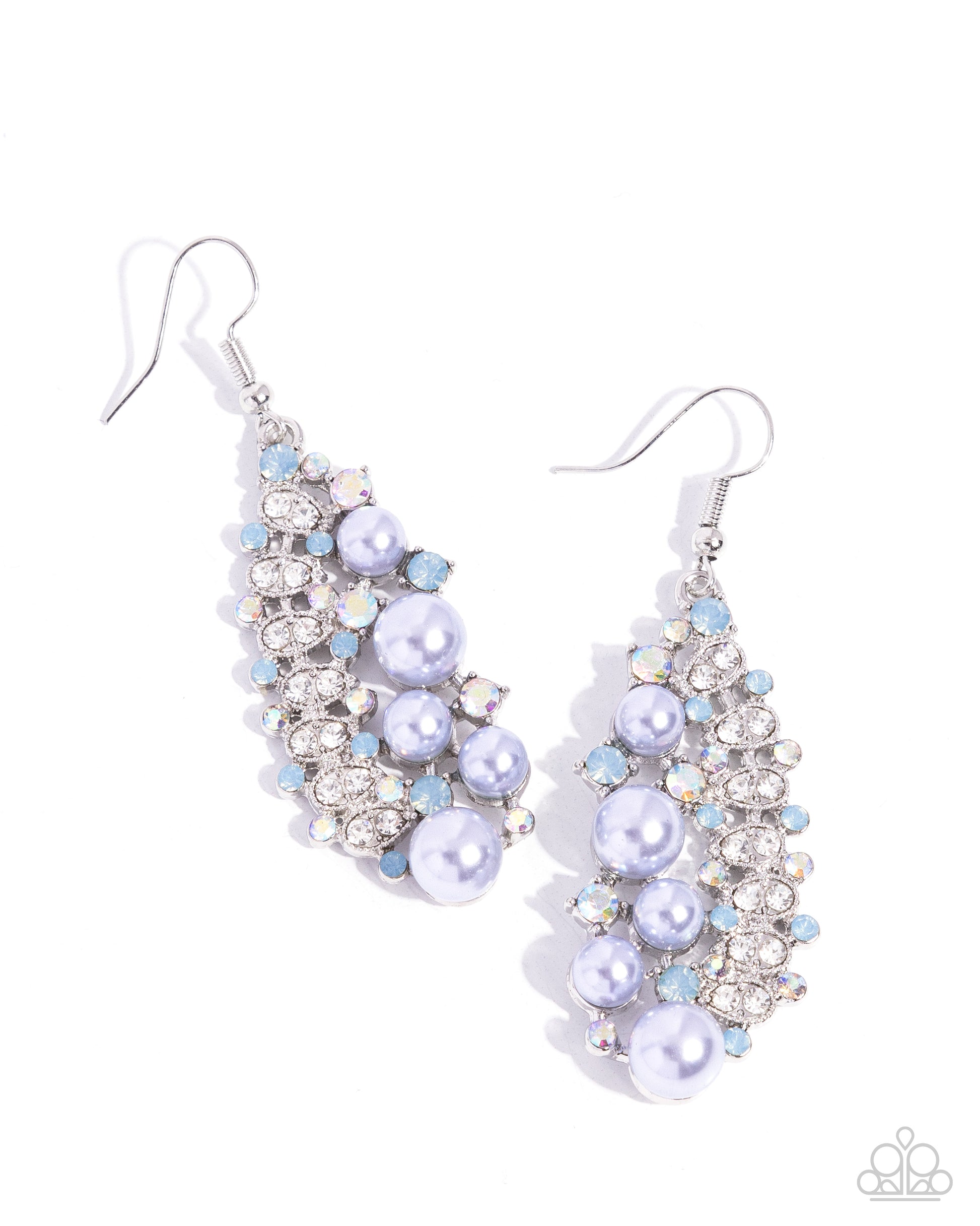 Easygoing Enigma - blue - Paparazzi earrings