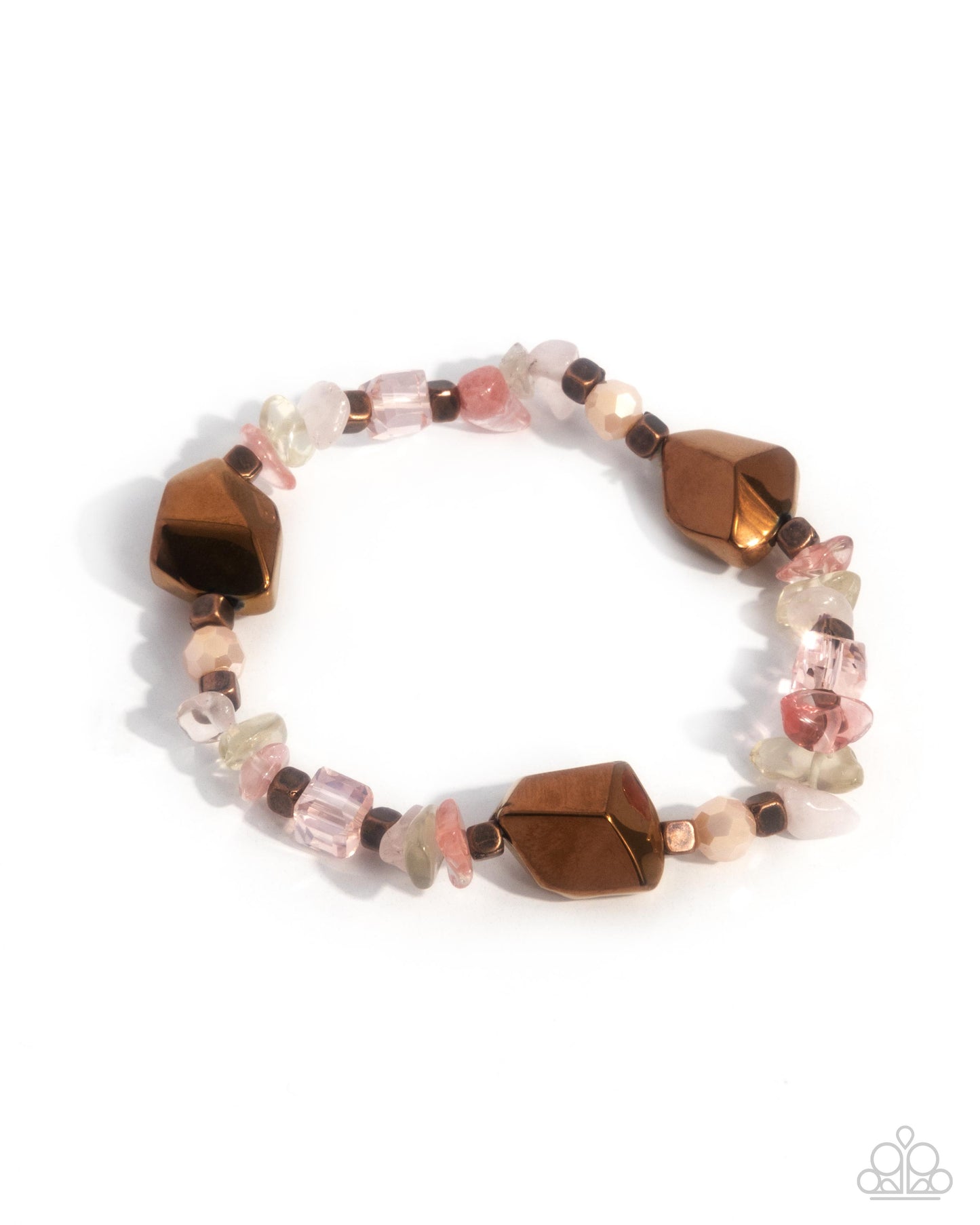 Eclectic Ease - copper - Paparazzi bracelet