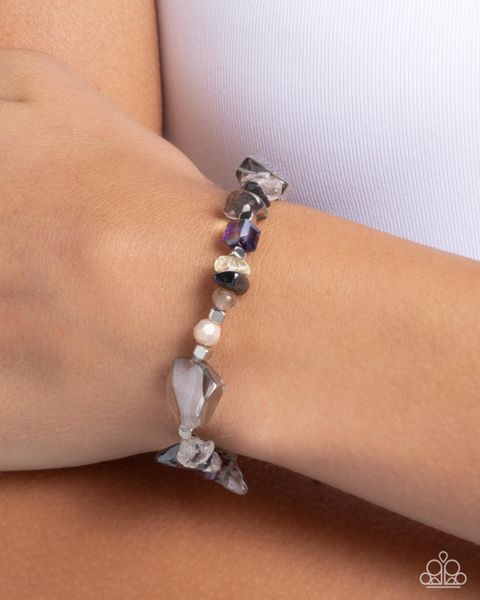 Eclectic Ease - silver - Paparazzi bracelet