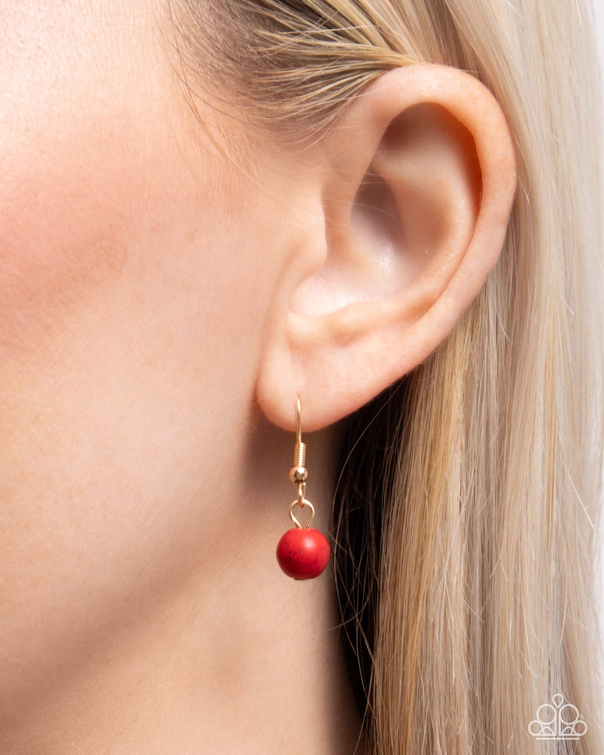 Eclectic Eden - red - Paparazzi necklace