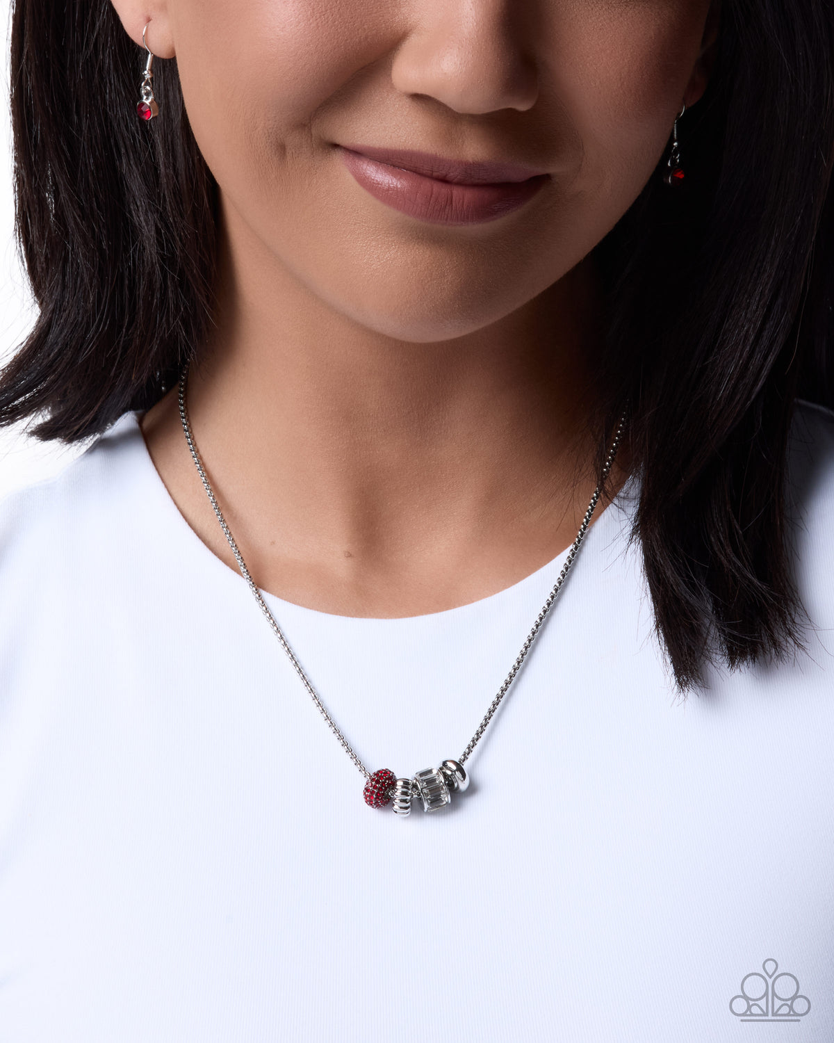 Eclectic Editor - red - Paparazzi necklace