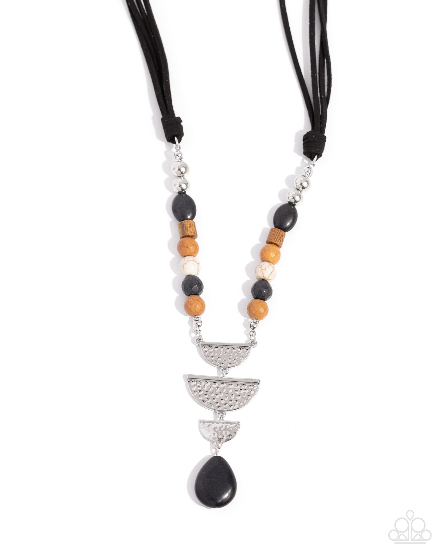 Eclectic Elegance - black - Paparazzi necklace