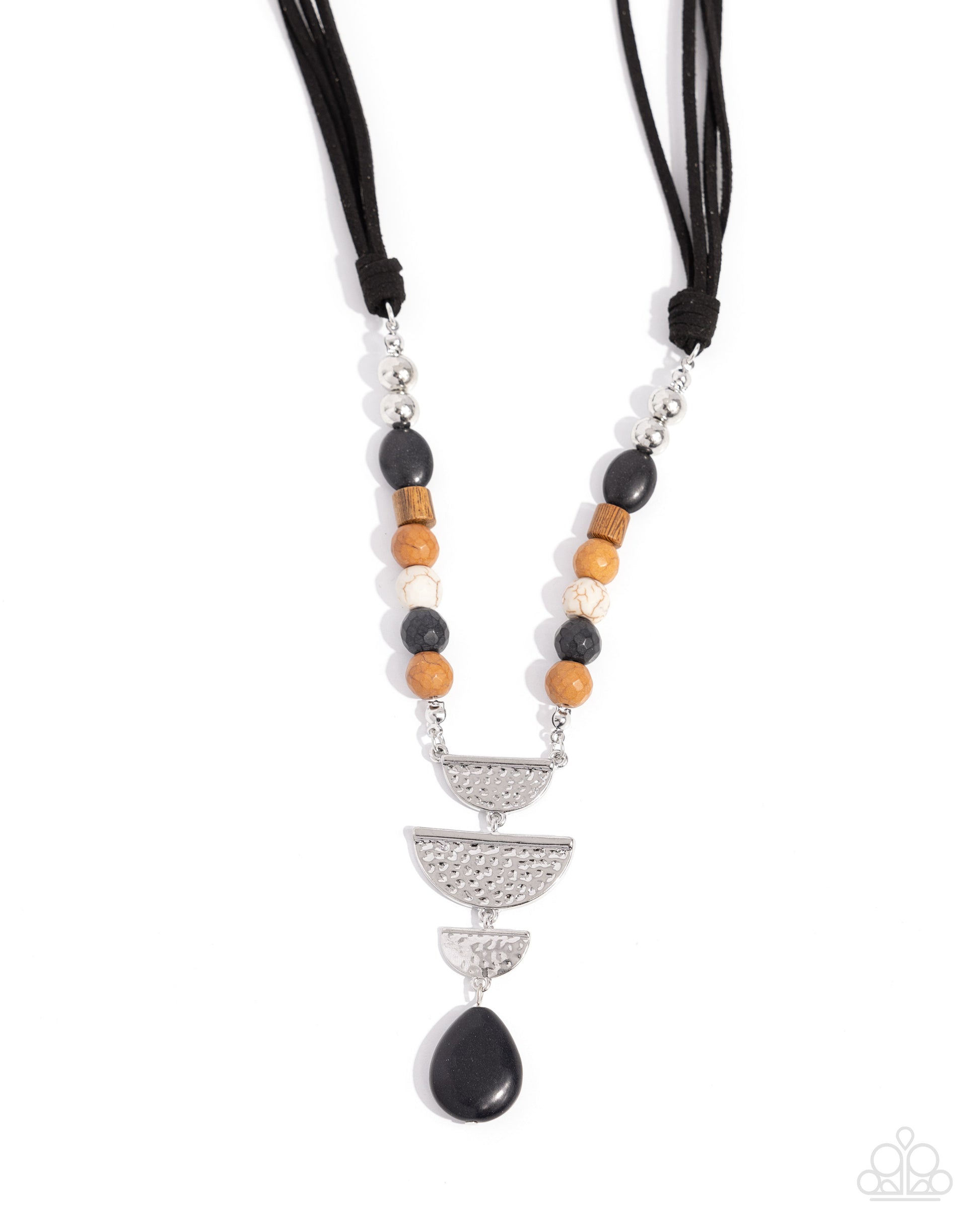 Eclectic Elegance - black - Paparazzi necklace