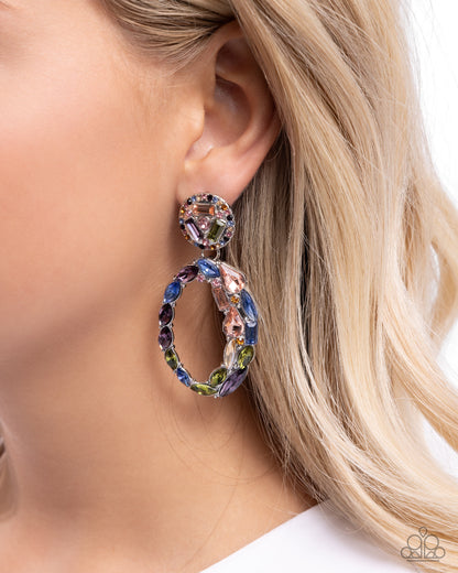 Eclectic Elevation - multi - Paparazzi earrings