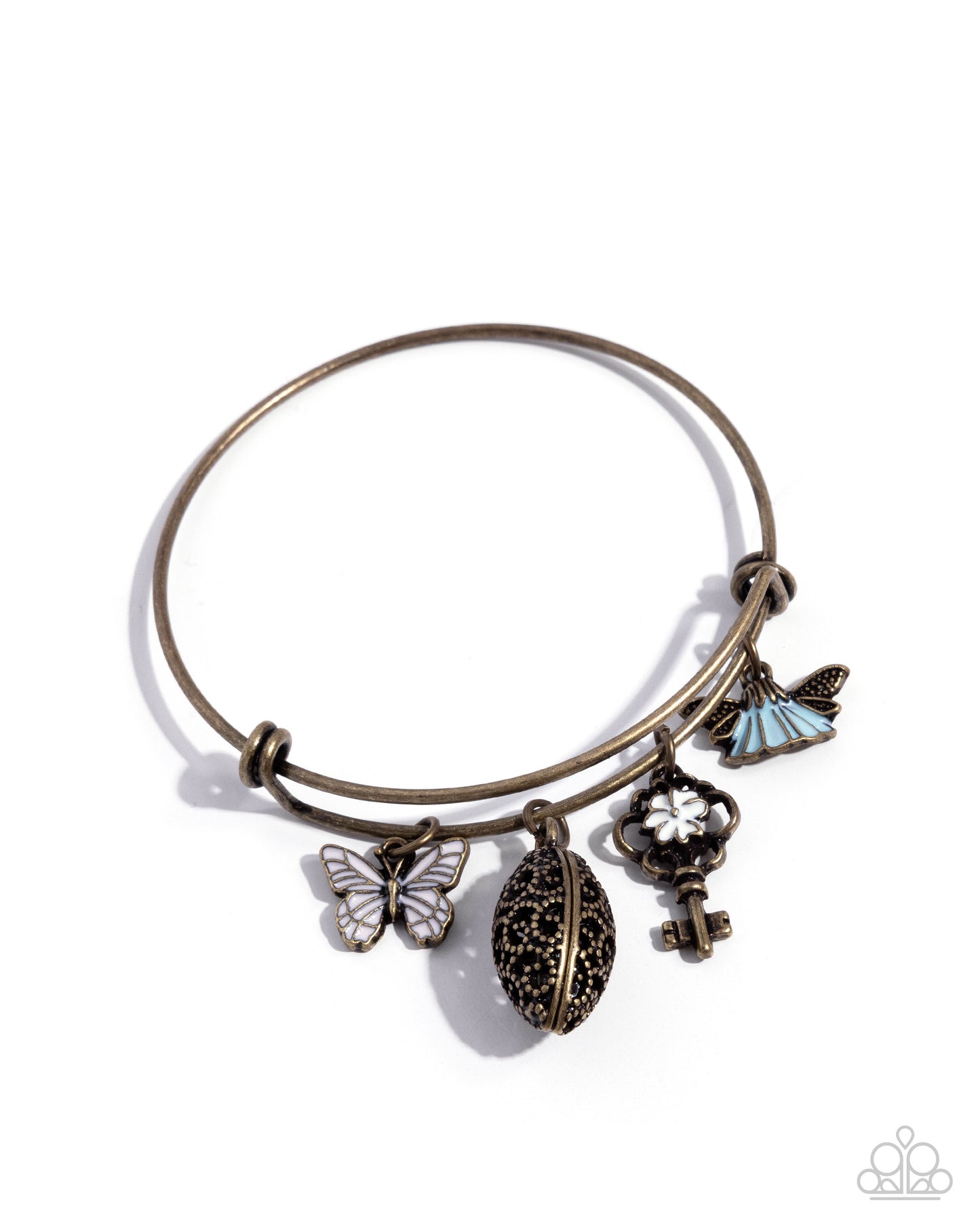Eclectic Emotion - brass - Paparazzi bracelet