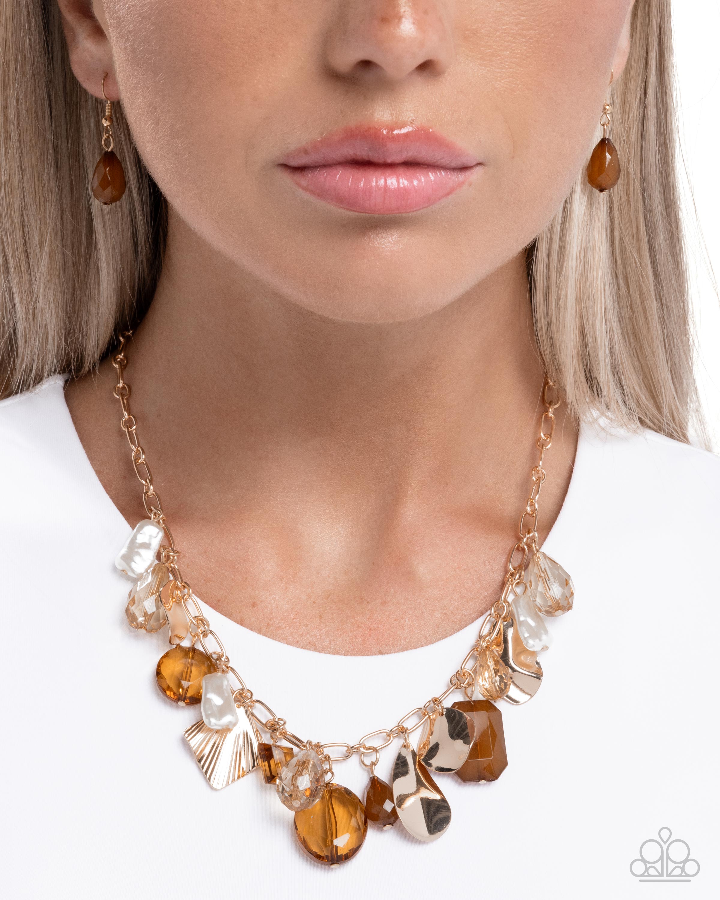 Eclectic Etude - brown - Paparazzi necklace – JewelryBlingThing