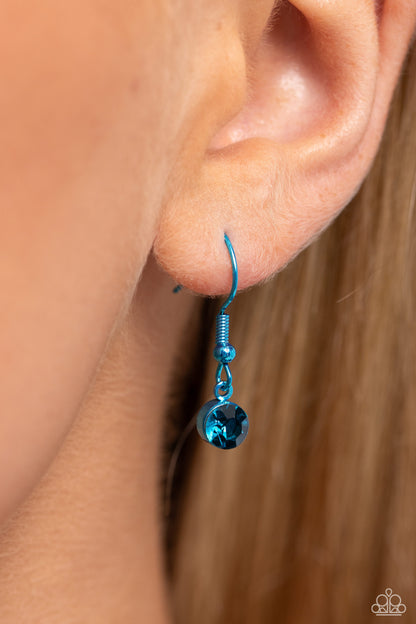 Eclectically Enamored - blue - Paparazzi necklace