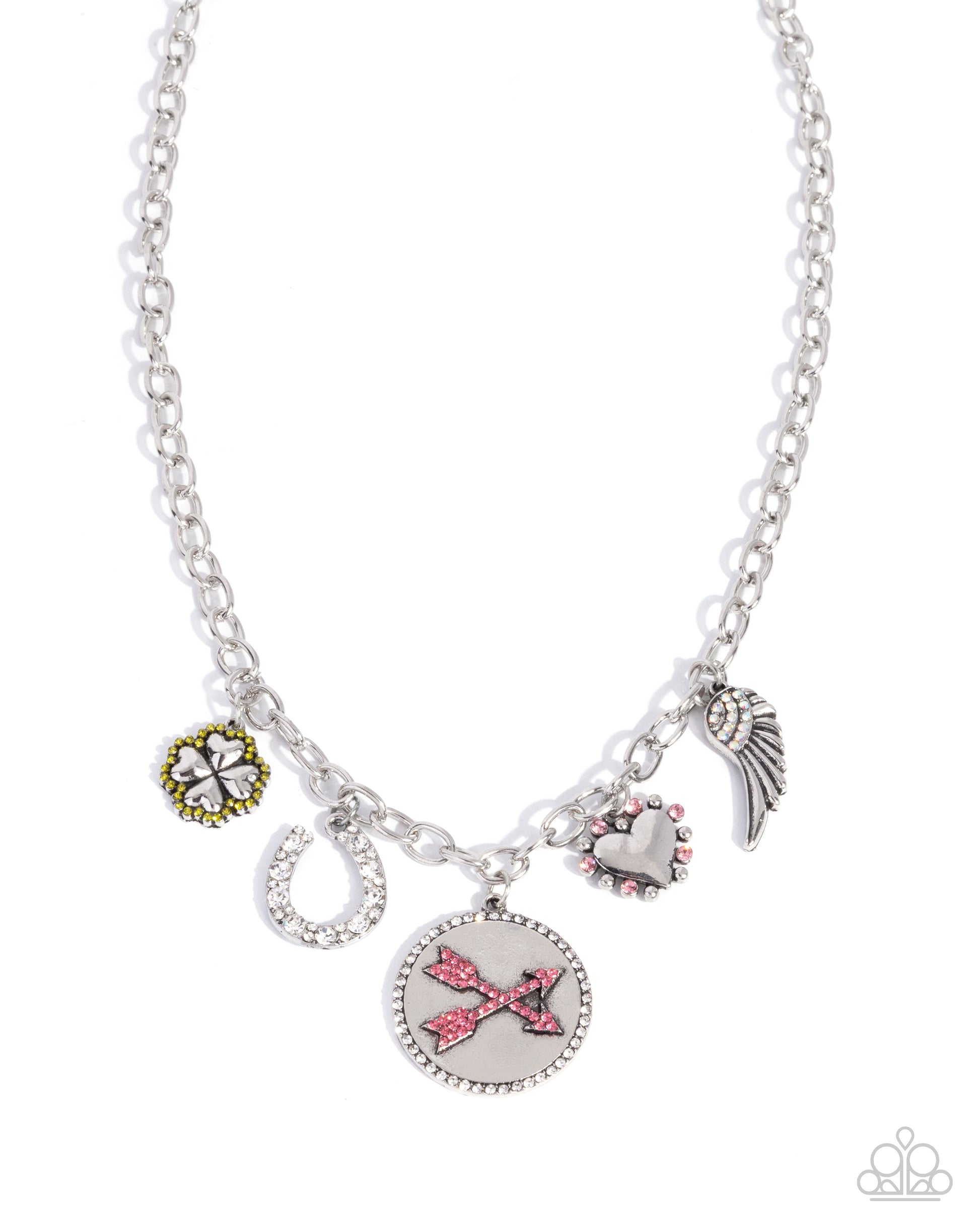 Eclectically Engaged - pink - Paparazzi necklace