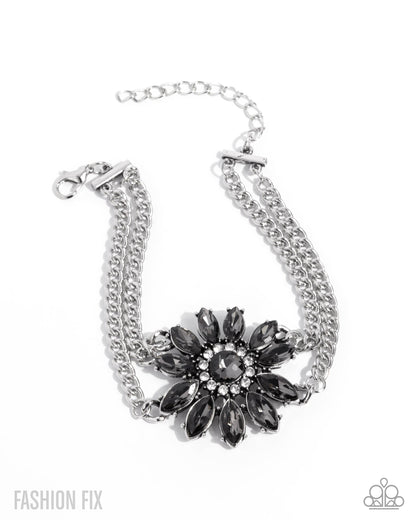 Edge of Elegance - silver - Paparazzi bracelet