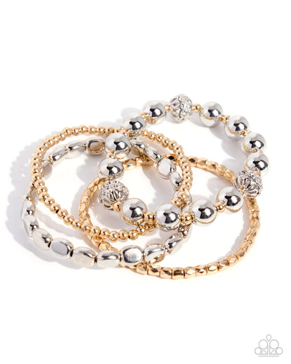 Edgy Element - multi - Paparazzi bracelet