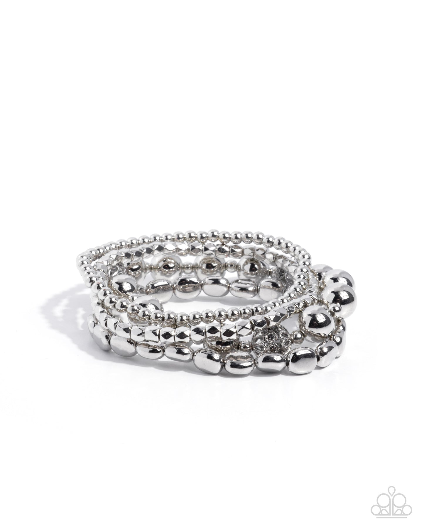 Edgy Element - silver - Paparazzi bracelet
