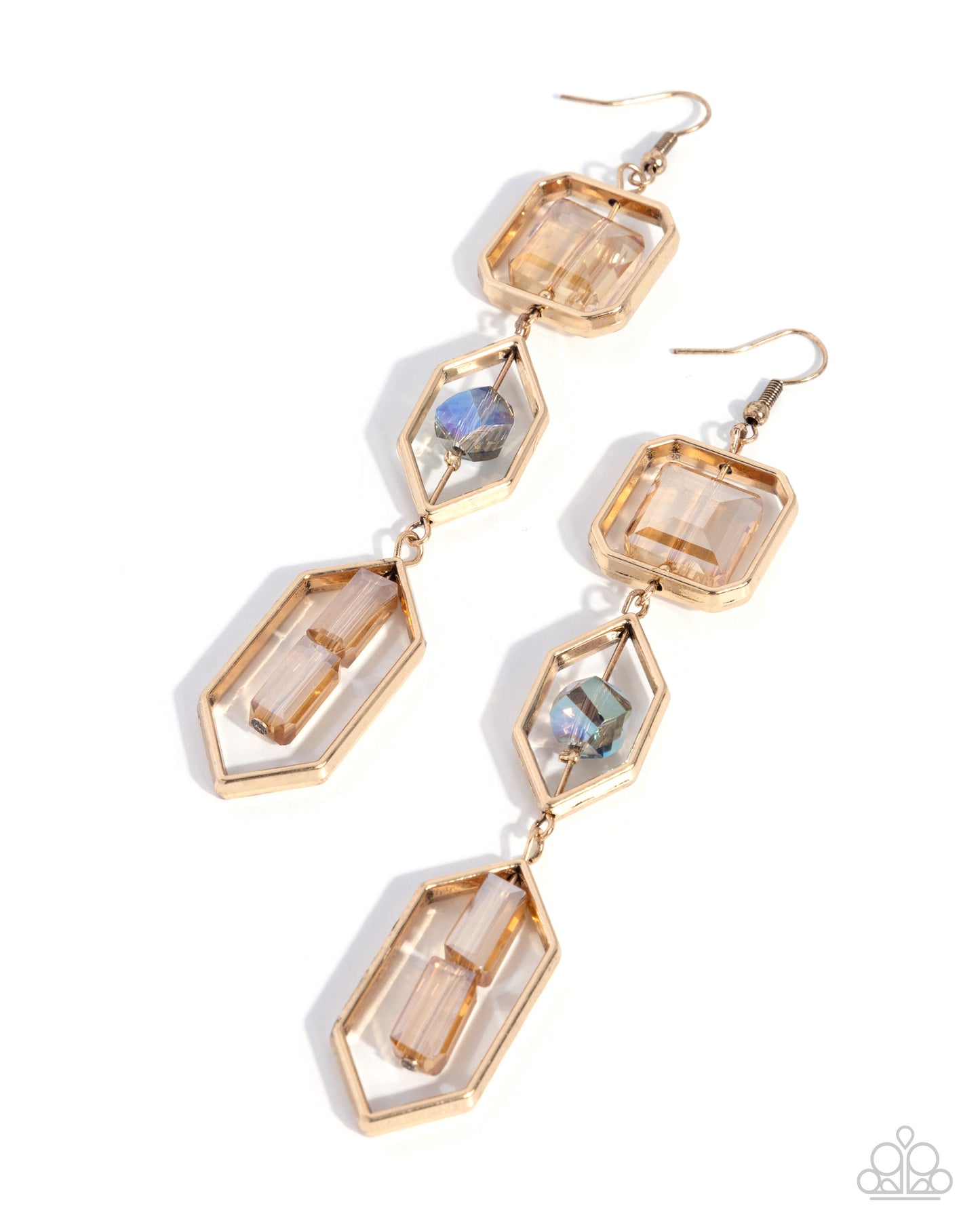 Effortless Evolution - multi - Paparazzi earrings