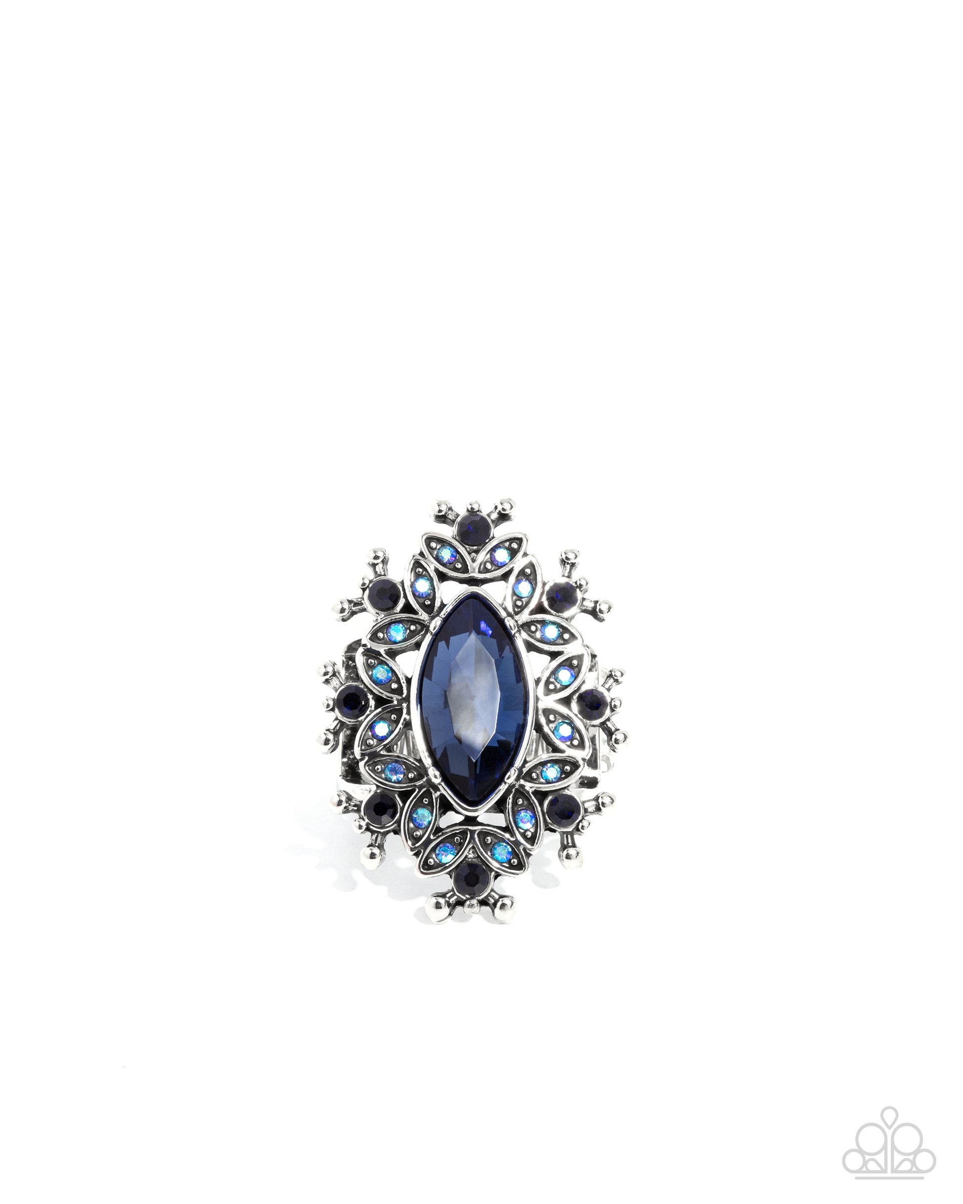 Elaborate Effect - blue - Paparazzi ring