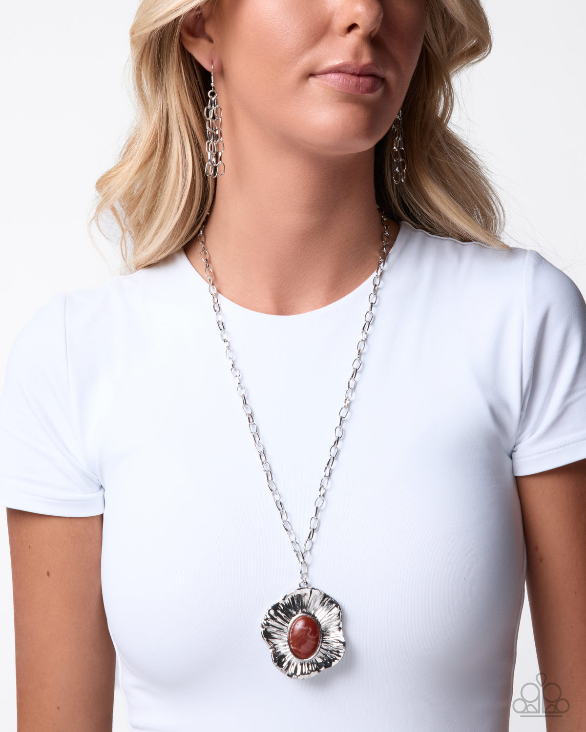 Elaborate Estate - orange - Paparazzi necklace
