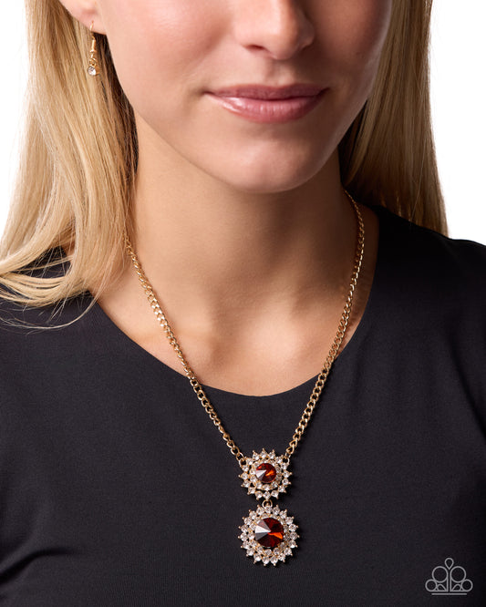 Elaborate Ethics - brown - Paparazzi necklace