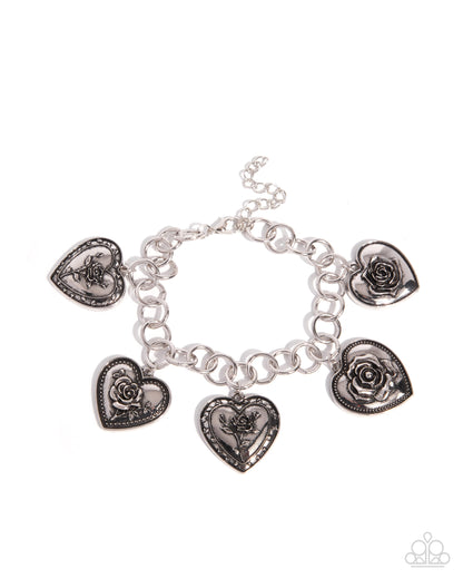Elated Ending - silver - Paparazzi bracelet