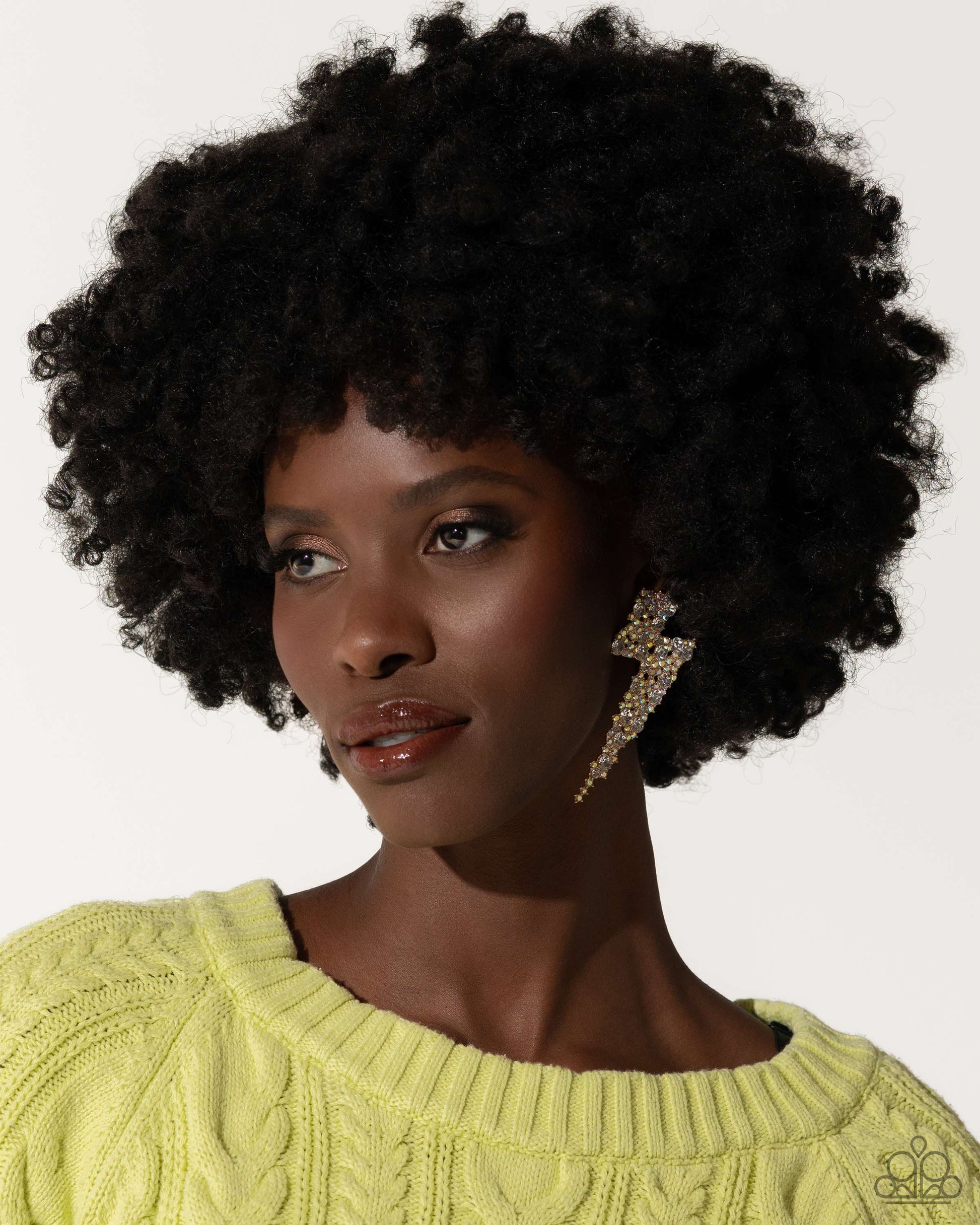 Electric Effulgence - gold - Paparazzi earrings