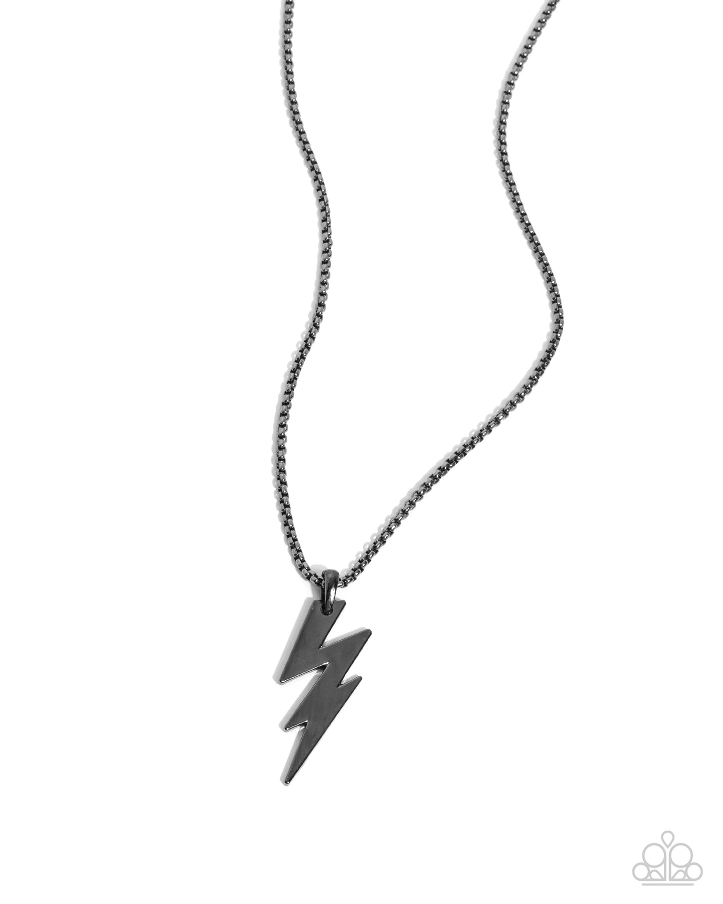 Electric Encore - black - Paparazzi MENS necklace