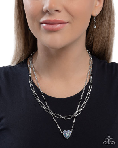 Electric Energy - blue - Paparazzi necklace