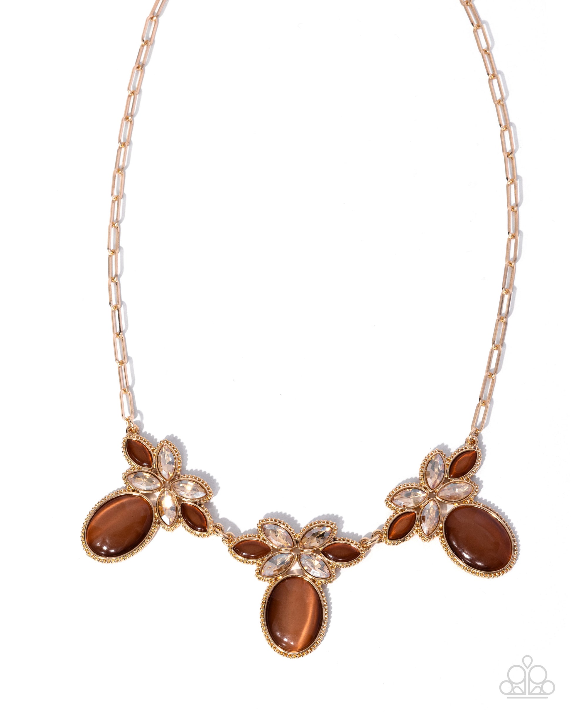 Elegant Emphasis - brown - Paparazzi necklace