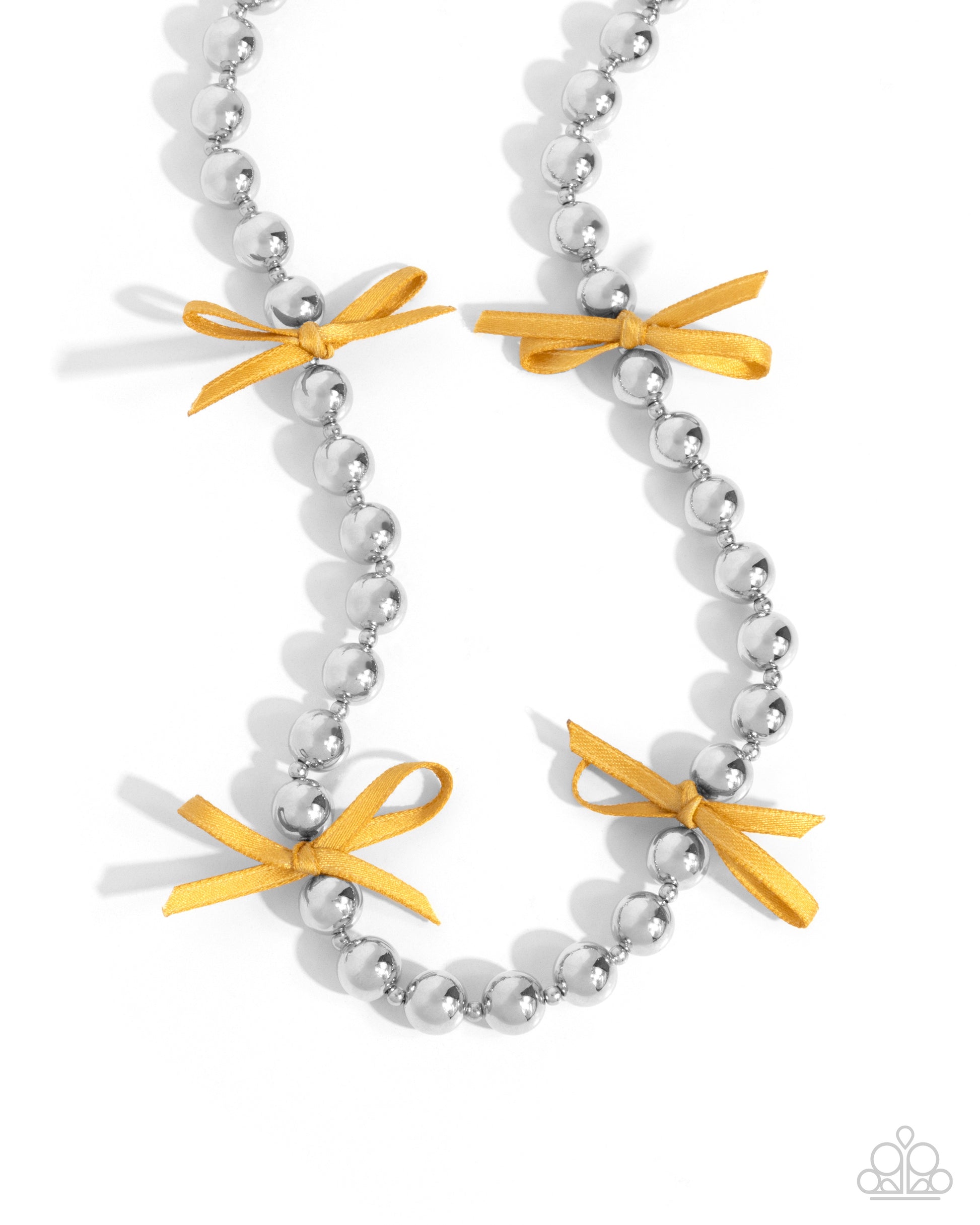 Elegant Event - yellow - Paparazzi necklace