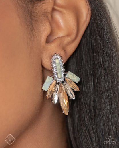 Elegant Excellence - multi - Paparazzi earrings