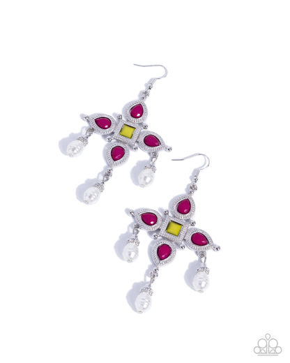 Elegant Expertise - multi - Paparazzi earrings