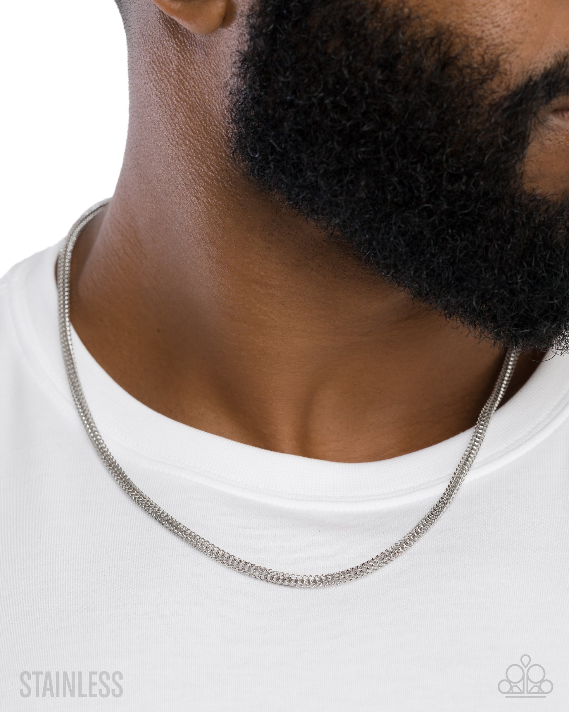 Elemental Effect - silver - Paparazzi MENS necklace