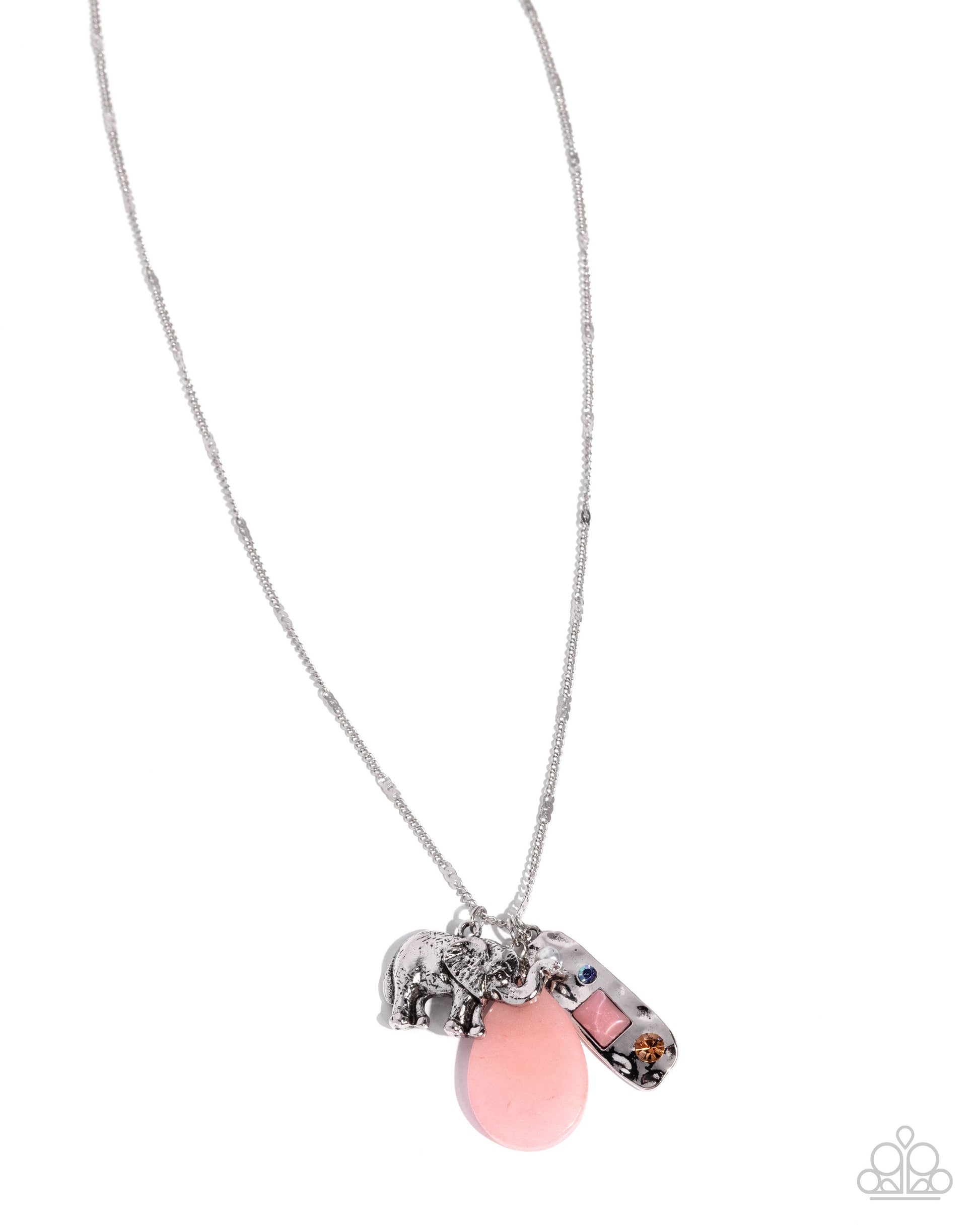 Elephant Empire - pink - Paparazzi necklace