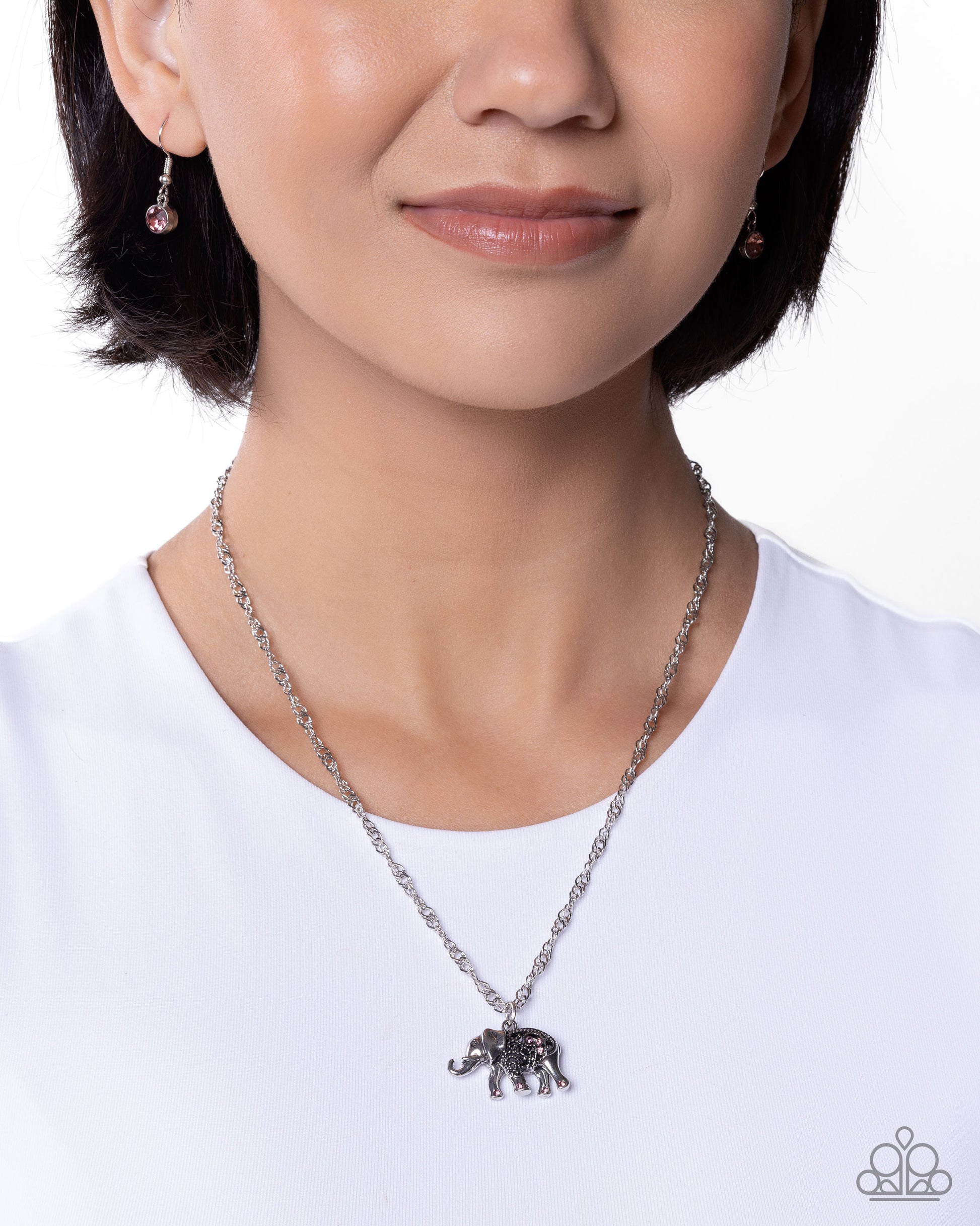 Elephant Enthusiast - purple - Paparazzi necklace