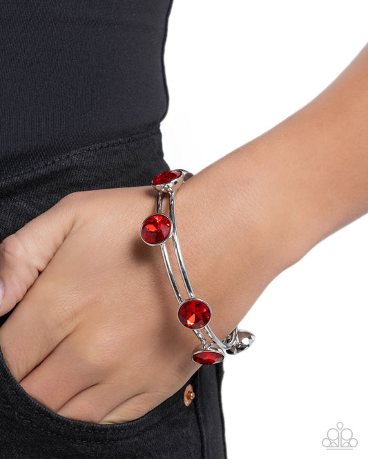 Elevated Ego - red - Paparazzi bracelet