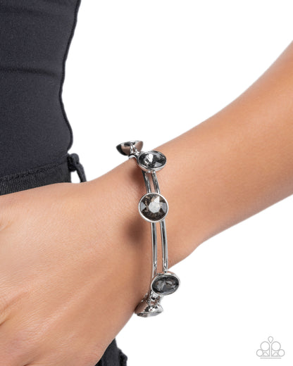 Elevated Ego - silver - Paparazzi bracelet