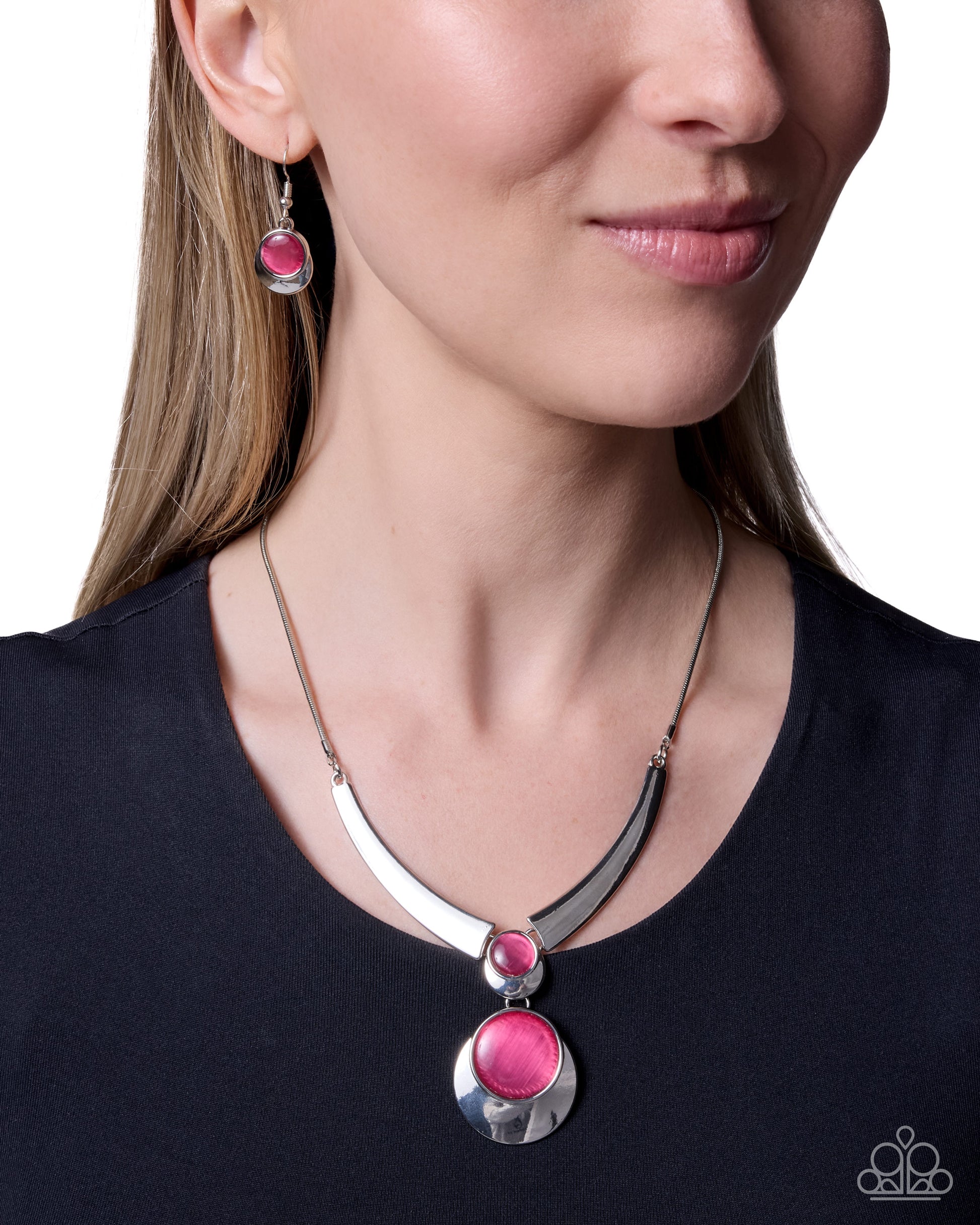 Elite Effulgence - pink - Paparazzi necklace
