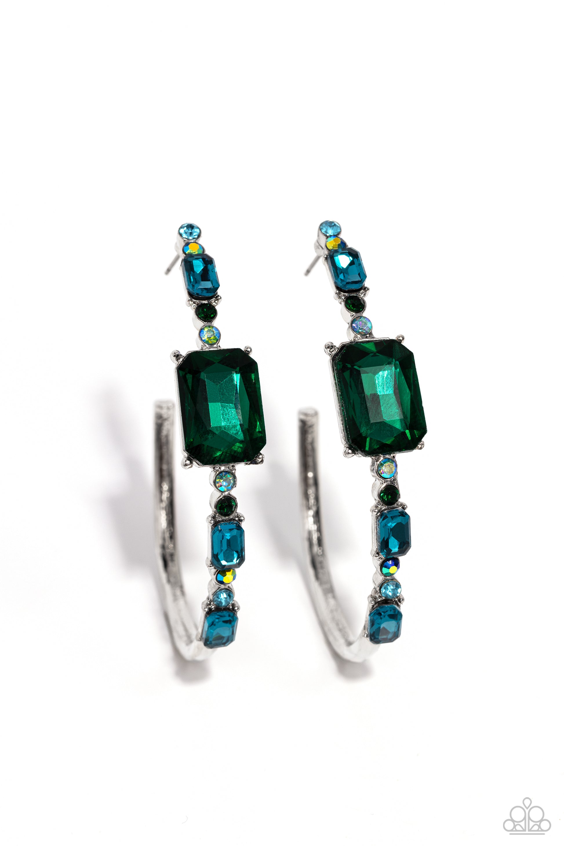 Elite Ensemble - green - Paparazzi earrings
