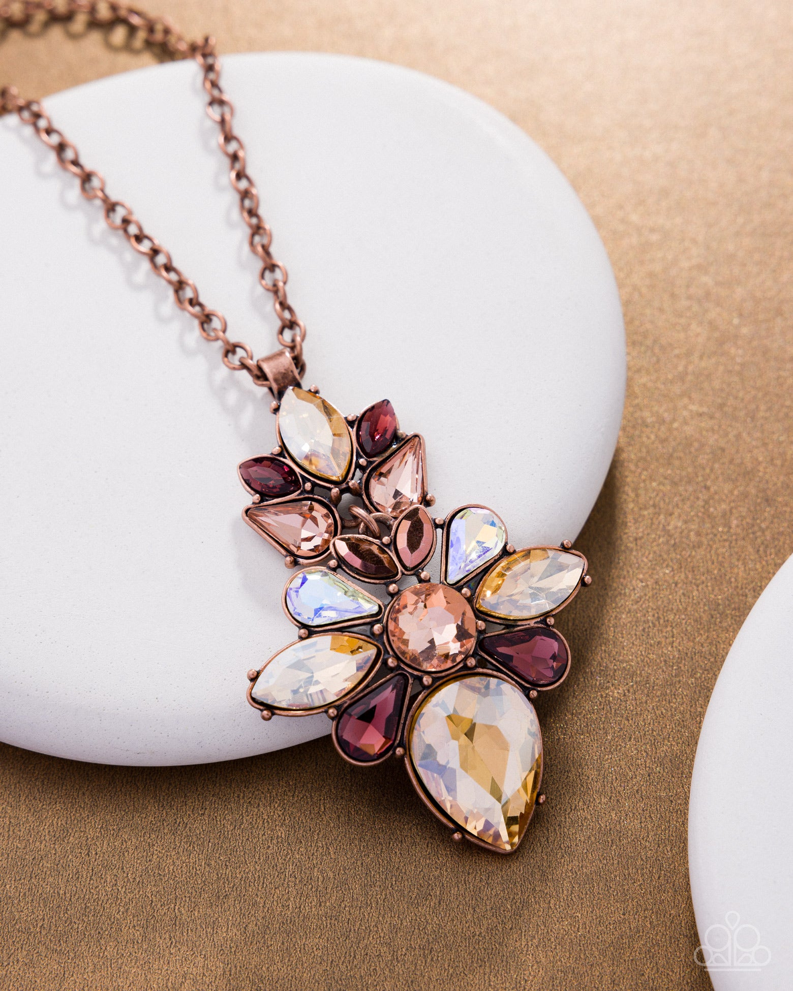 Elite Etiquette - copper - Paparazzi necklace