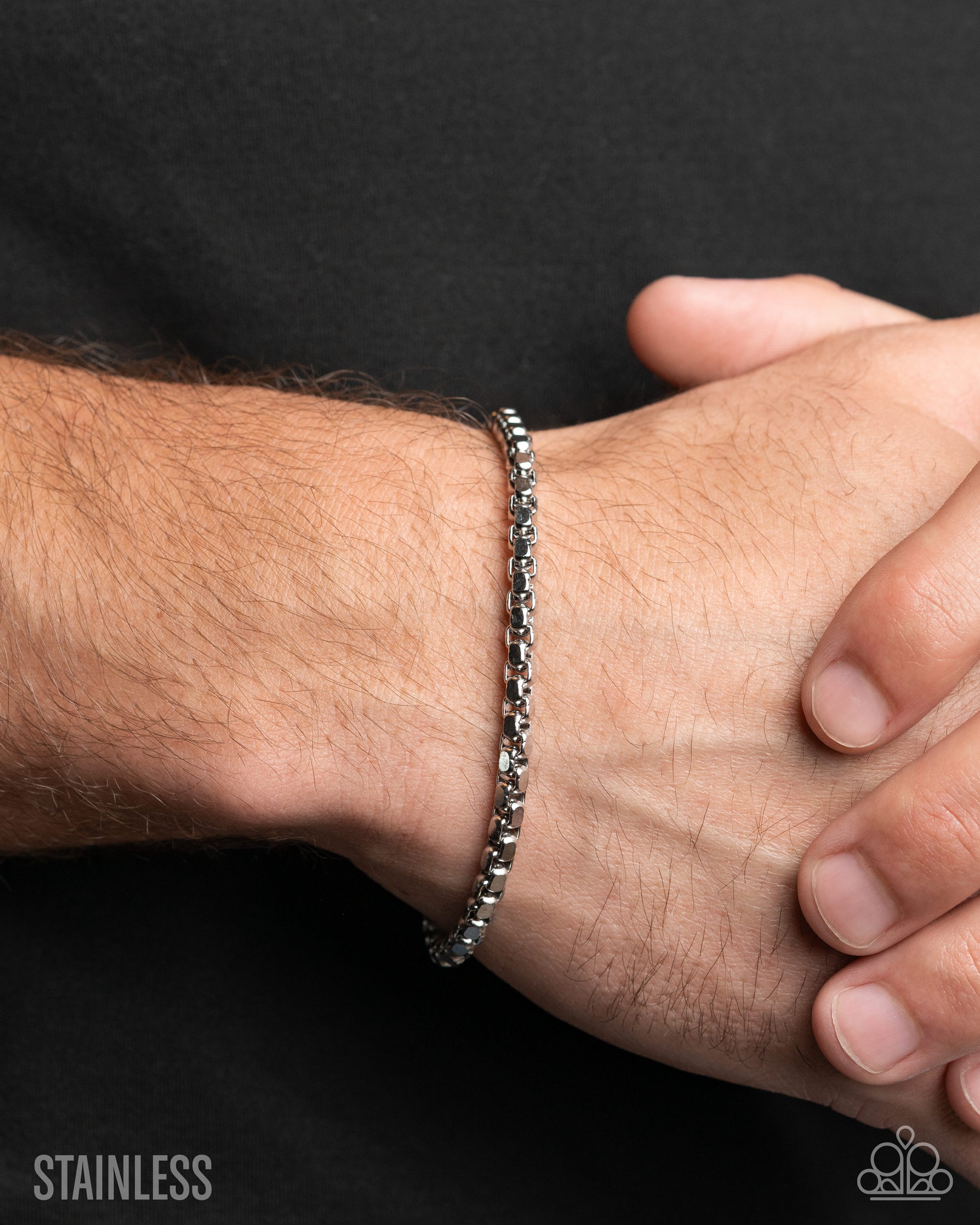 Elite Expectation - silver - Paparazzi MENS bracelet