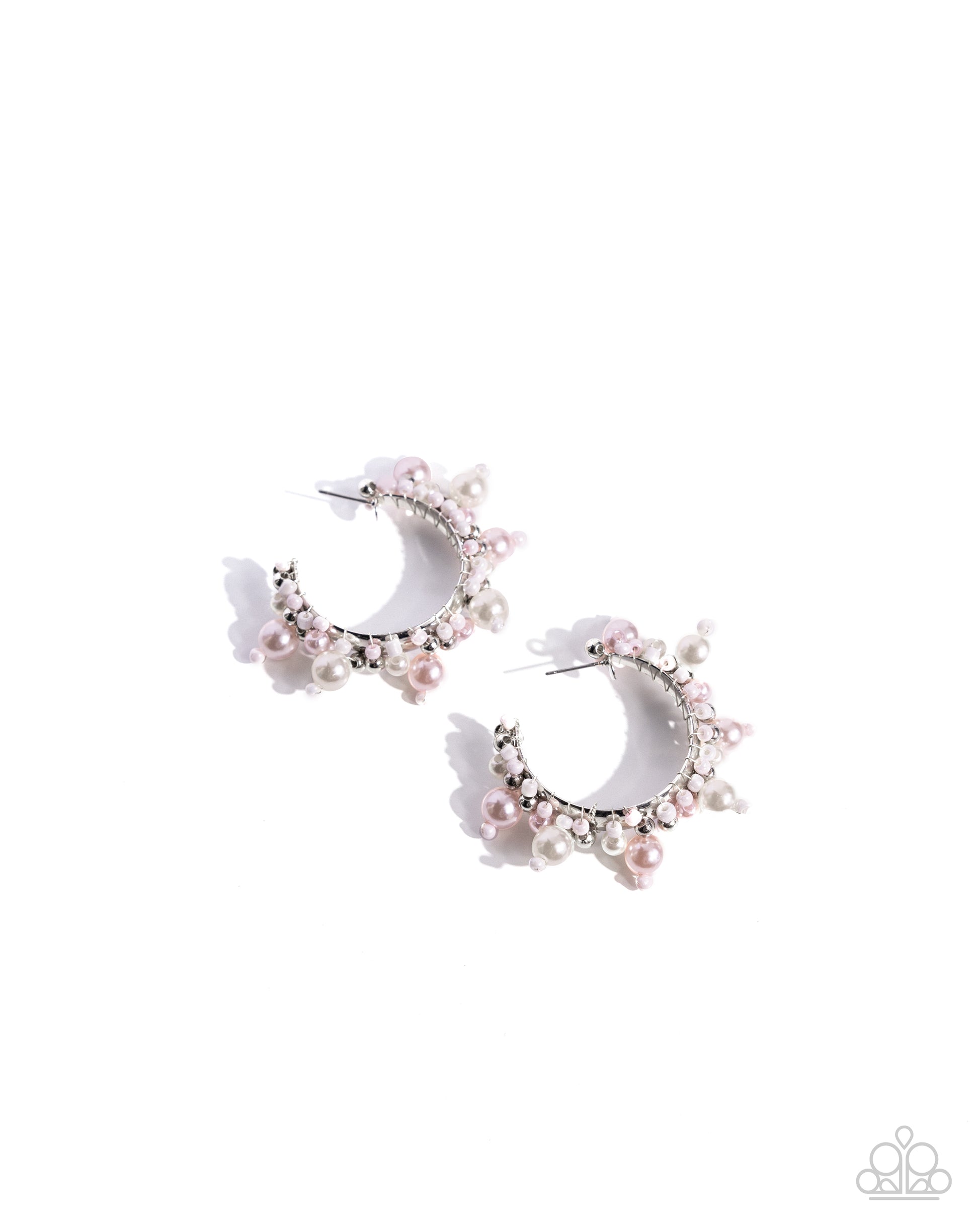 Elite Expense - pink - Paparazzi earrings