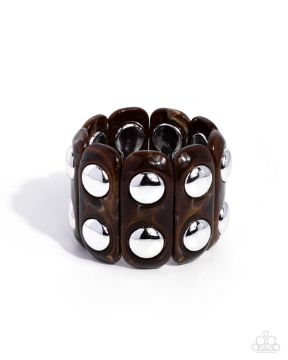 Elongated Era - brown - Paparazzi bracelet