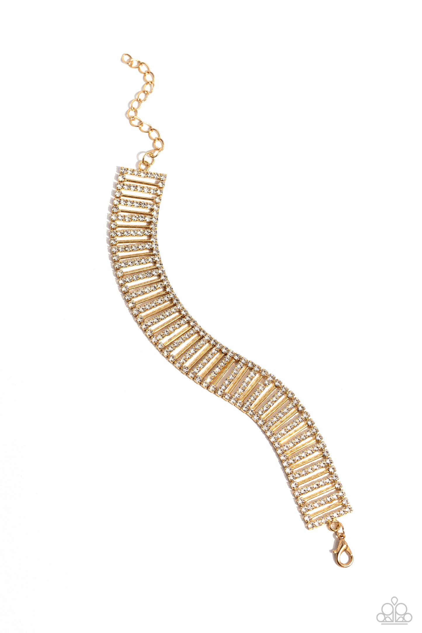 Elusive Elegance - gold - Paparazzi bracelet