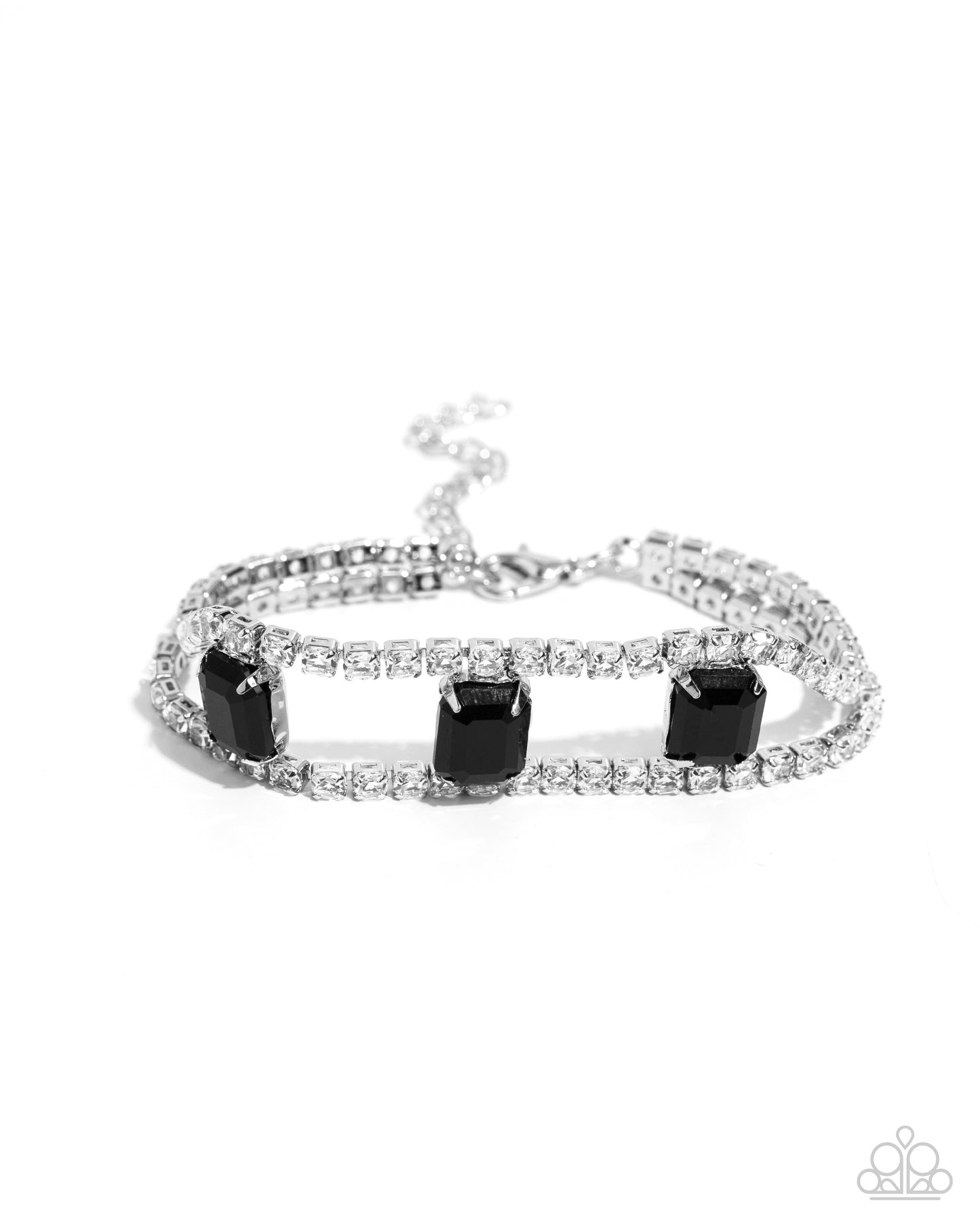 Embedded Elegance - black - Paparazzi bracelet