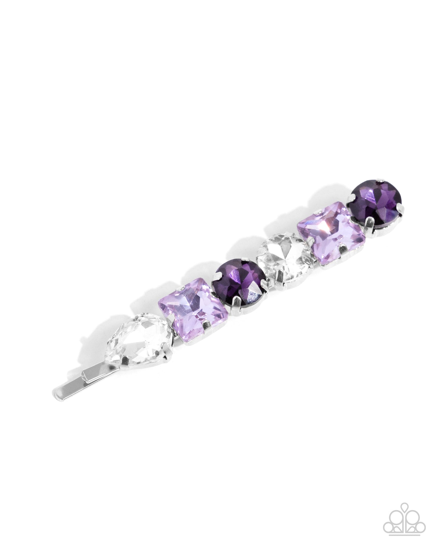 Emblazoned Elegance - purple - Paparazzi hair clip