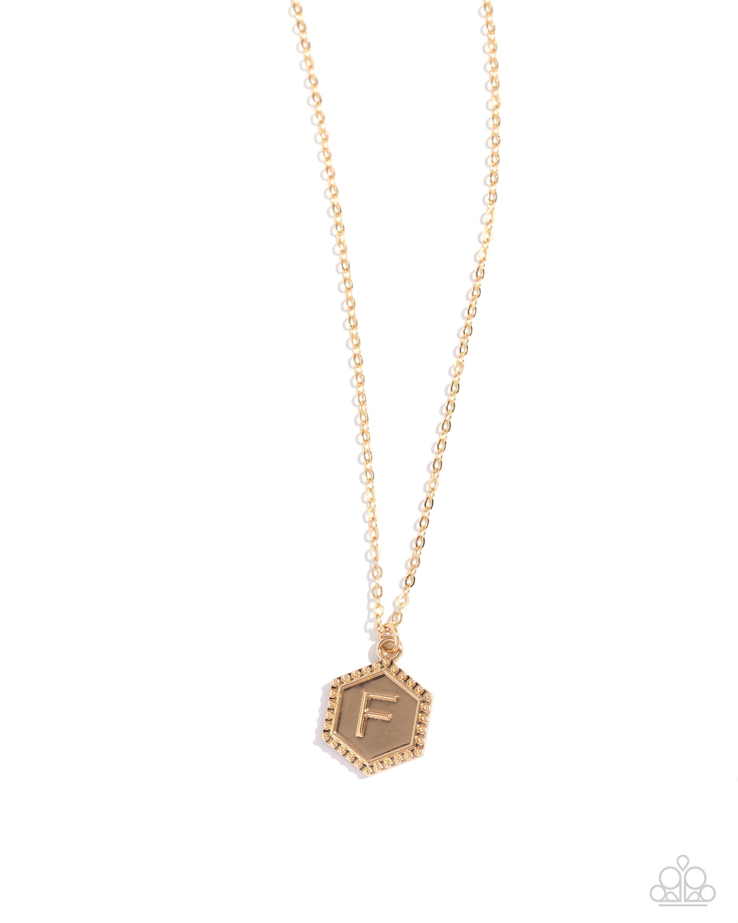 Emblematic Elegance - gold - F - Paparazzi necklace