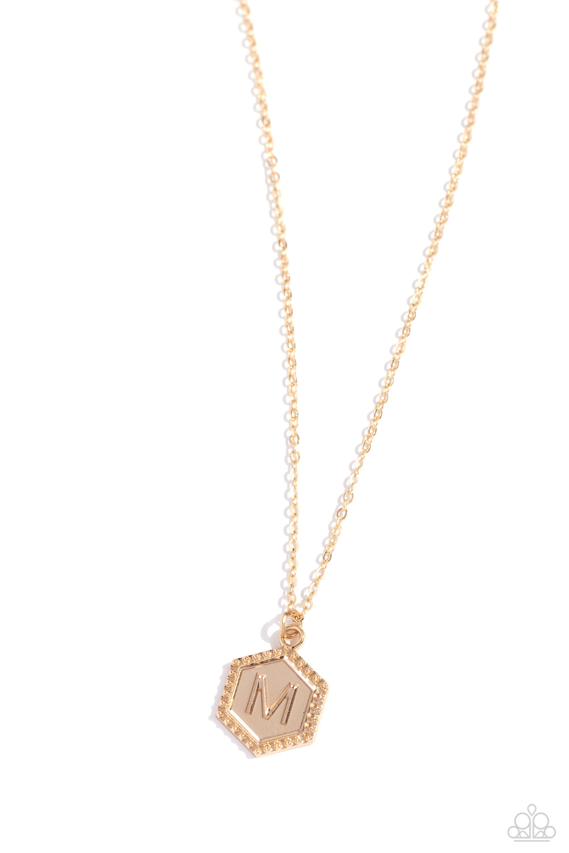 Emblematic Elegance - gold - M - Paparazzi necklace