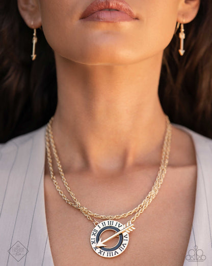Embodying Enjoyment - gold - Paparazzi necklace