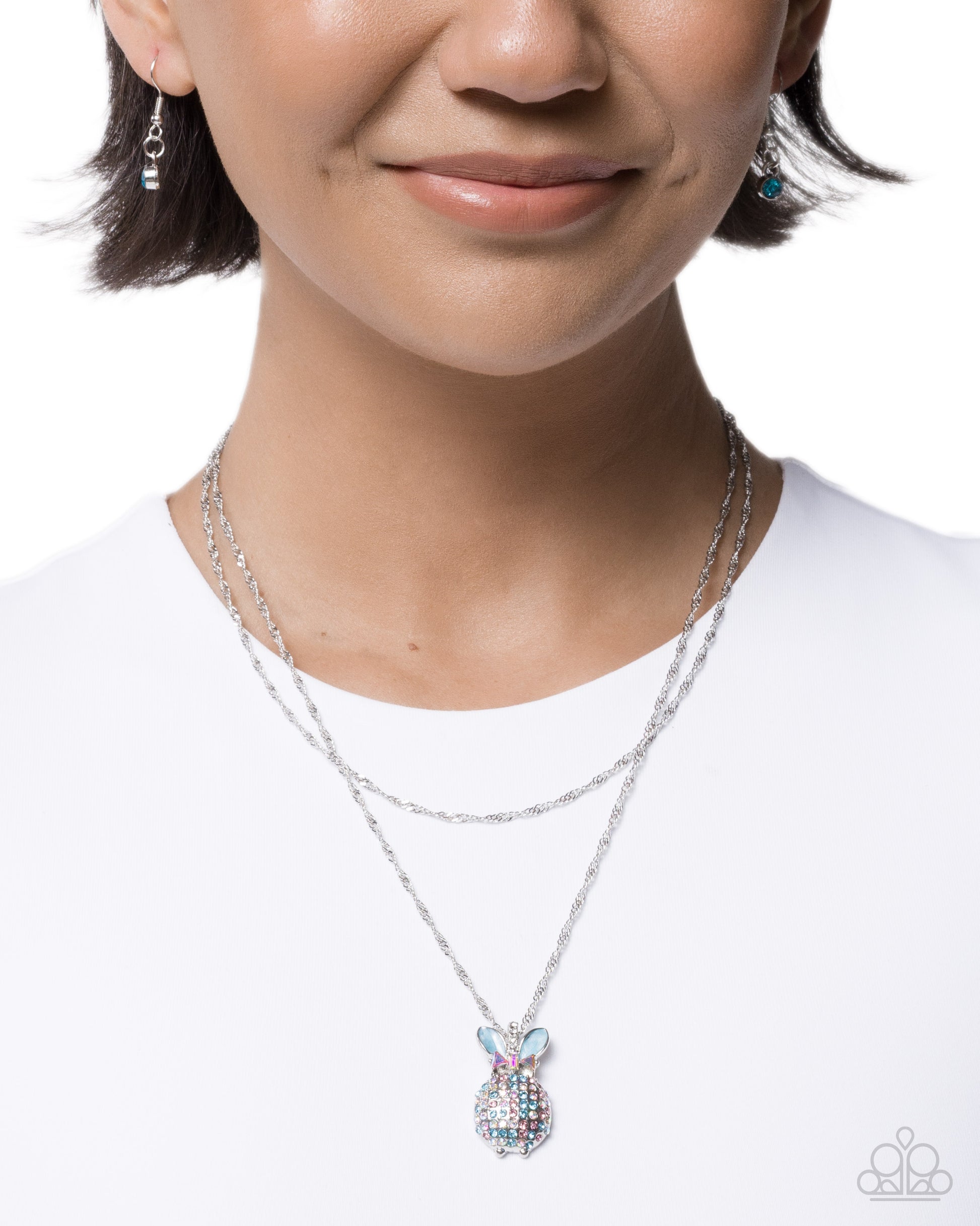 Embraceable Easter - blue - Paparazzi necklace
