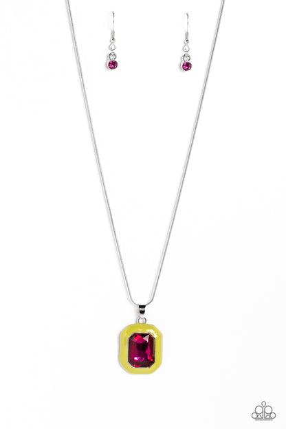 Contrasting Candy - Multi - Paparazzi Necklace
